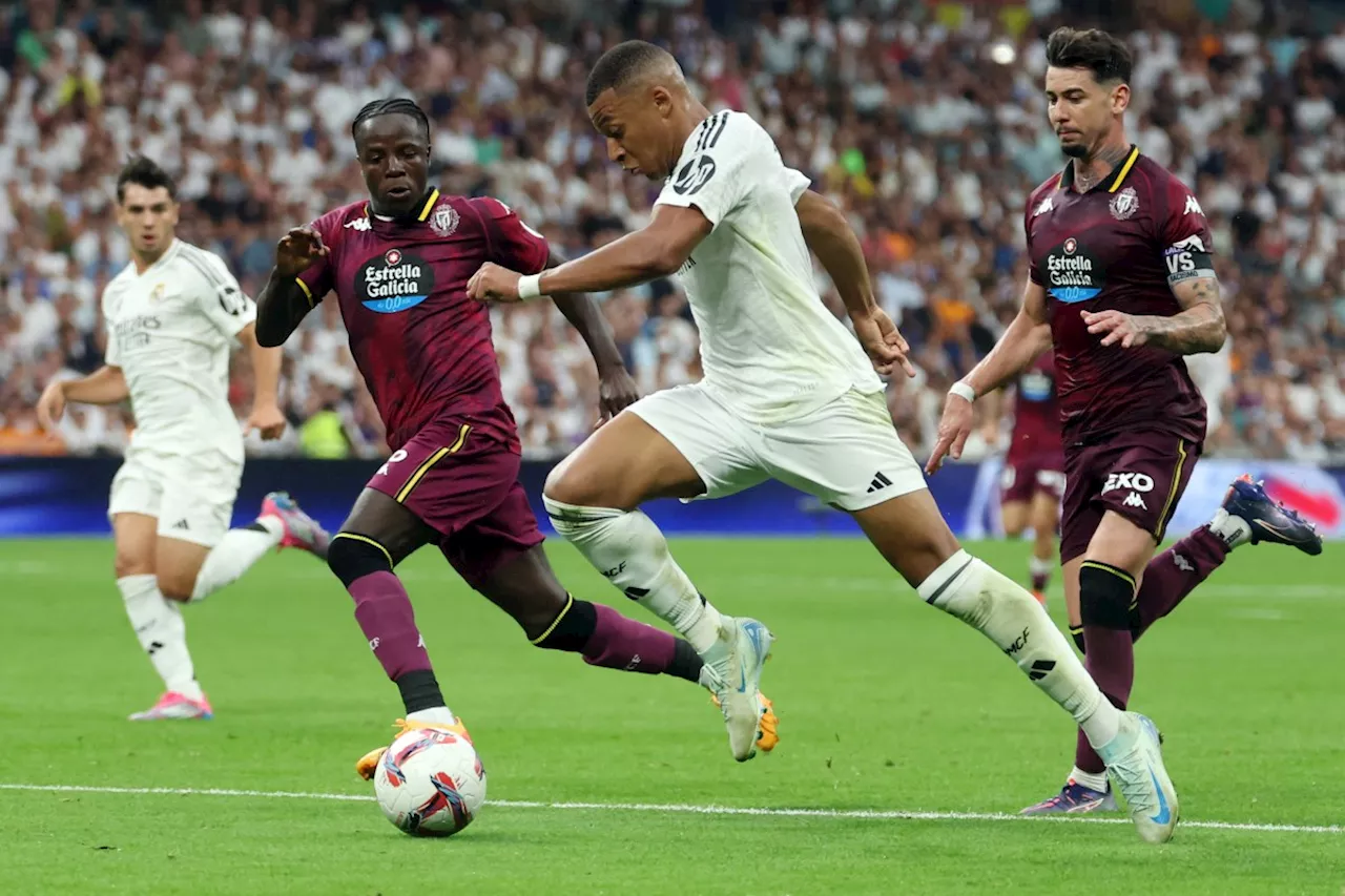 Madrid beat Valladolid but Mbappe fires Bernabeu blanks
