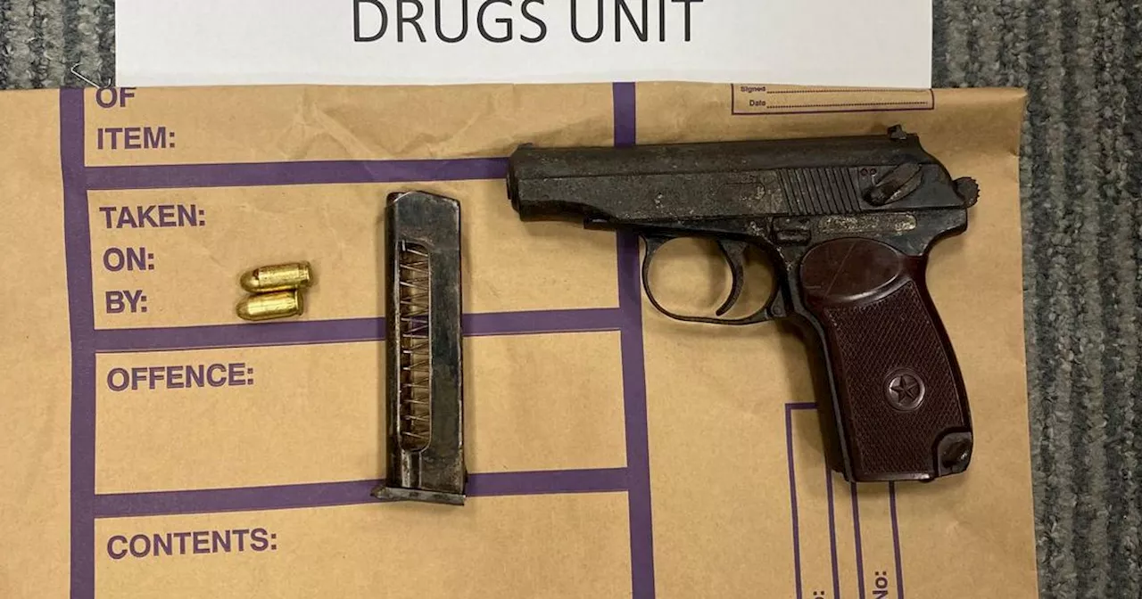 Three men arrested after gardai seize handgun and bullets in Dublin