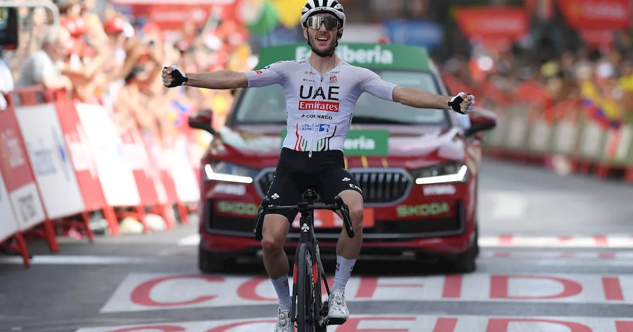 Adam Yates solos to Vuelta a España win on gruelling stage nine to Granada