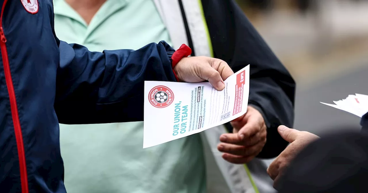 Siptu members at FAI to launch public campaign over pay dispute ahead of Ireland-England game