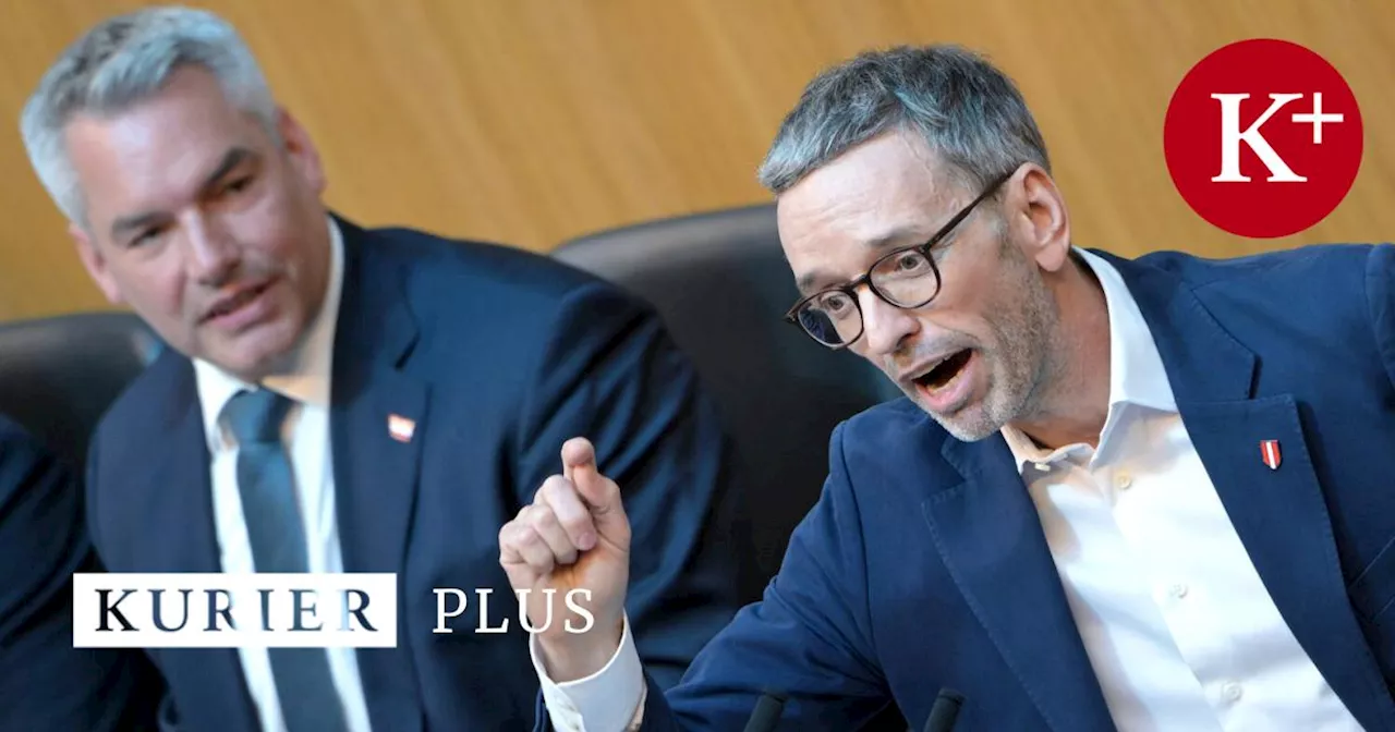 KURIER-OGM-Umfrage: FPÖ führt weiter – Duell zwischen Kickl und Nehammer