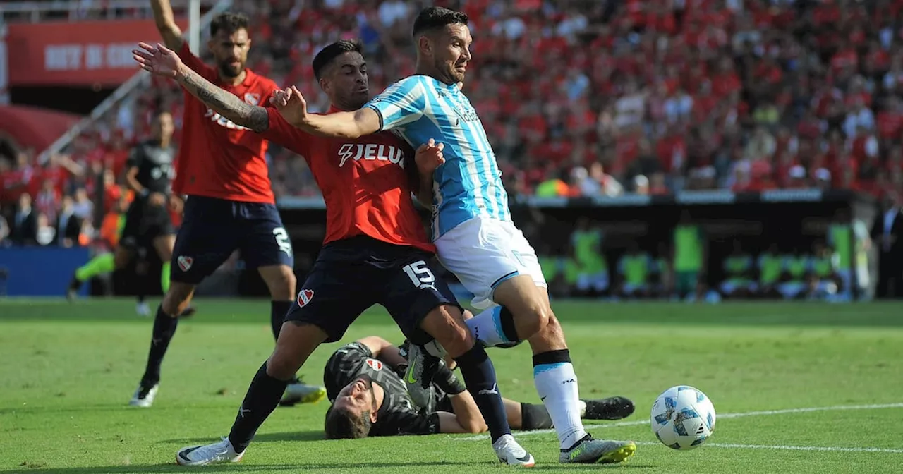 Racing e Independiente se enfrentan a las 17 por la Liga Profesional