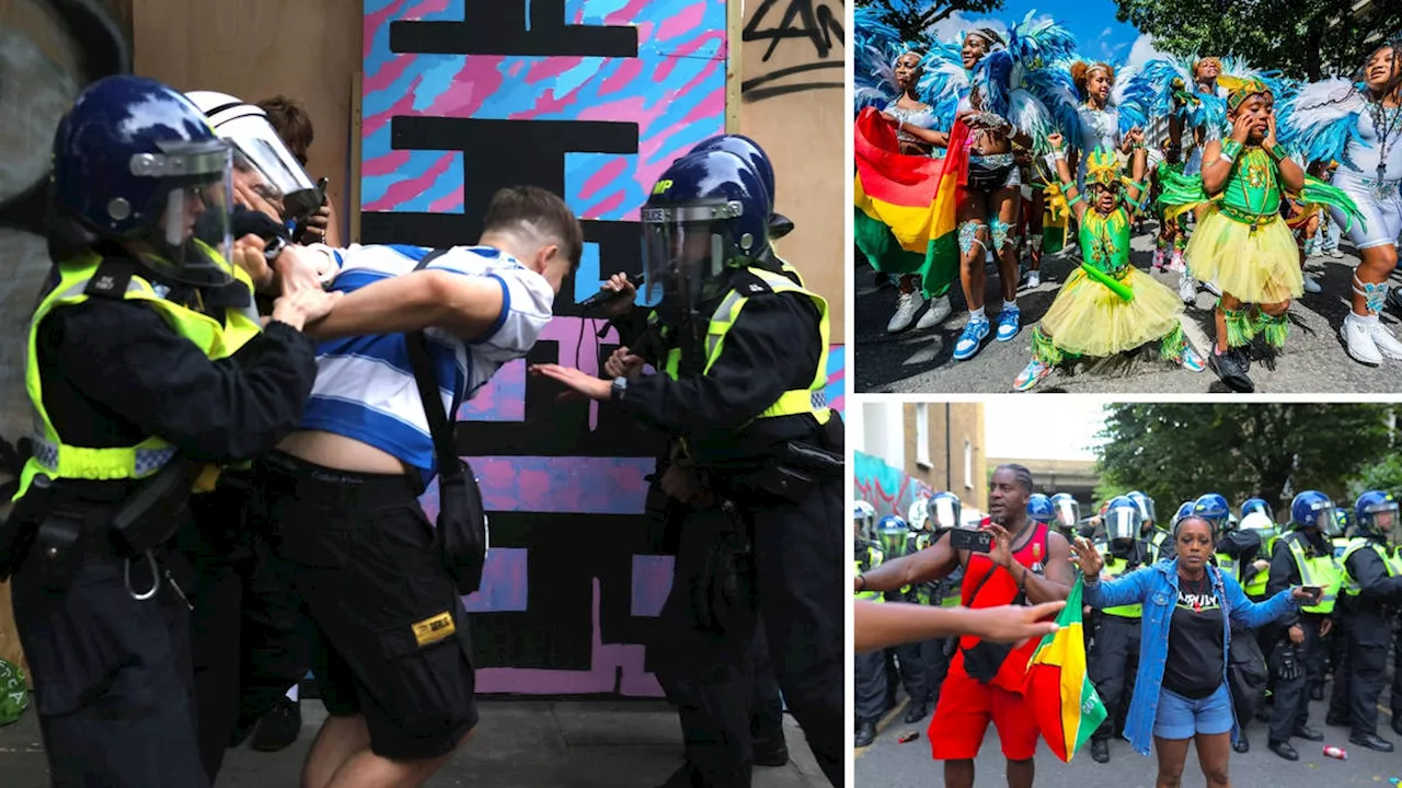 Notting Hill Carnival stabbing leaves woman, 32, fighting for life as 90 arrested on 'family day'