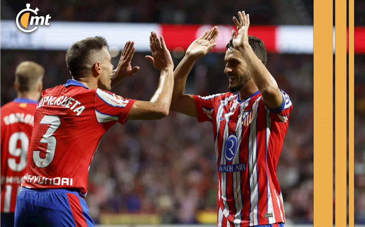 ¡Goleando de inicio! Atlético de Madrid inicia campaña en casa destrozando al Girona