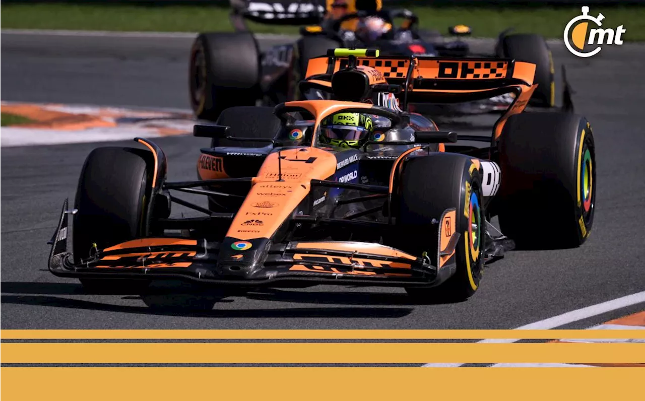 Lando Norris brilla en el GP de Países Bajos; Checo Pérez terminó sexto