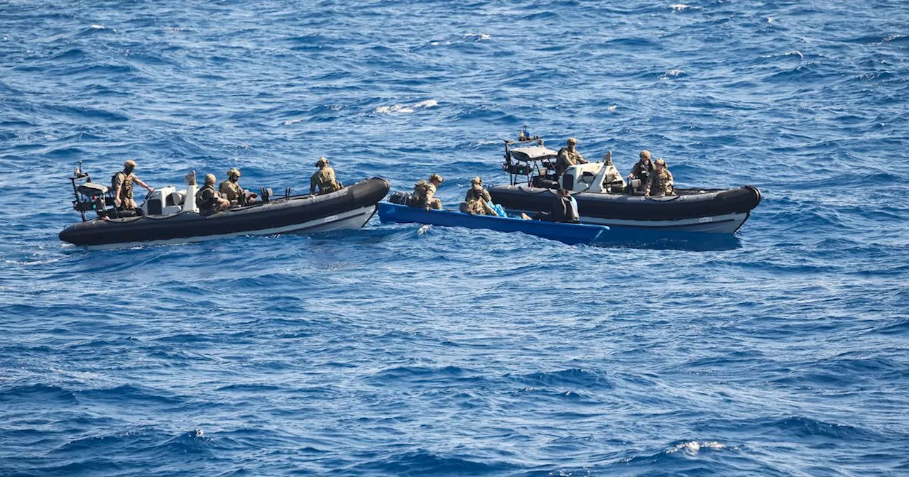 Royal Navy warship seizes huge haul of cocaine worth £40m