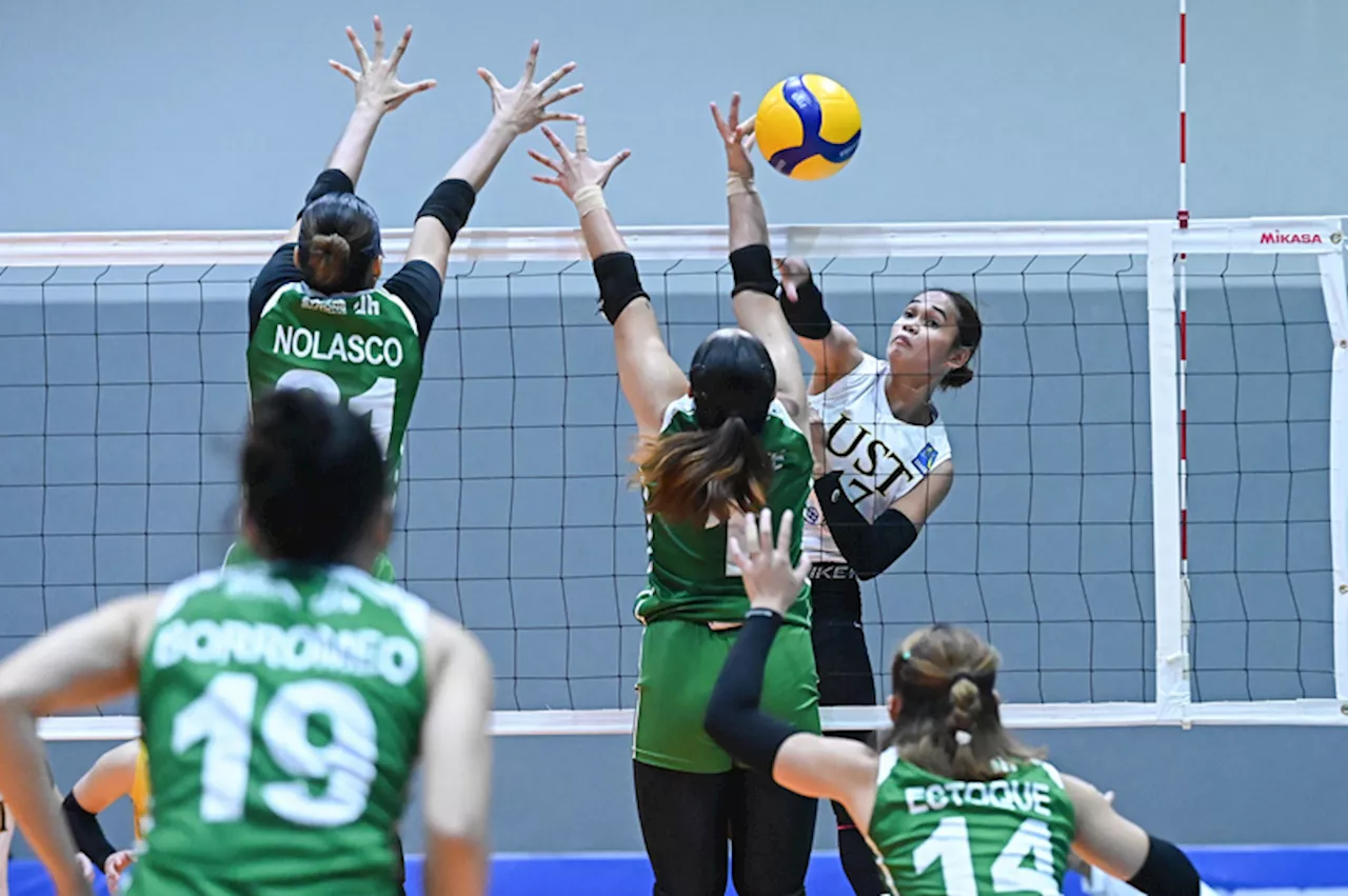 Poyos delivers as UST tossers rally past Lady Blazers