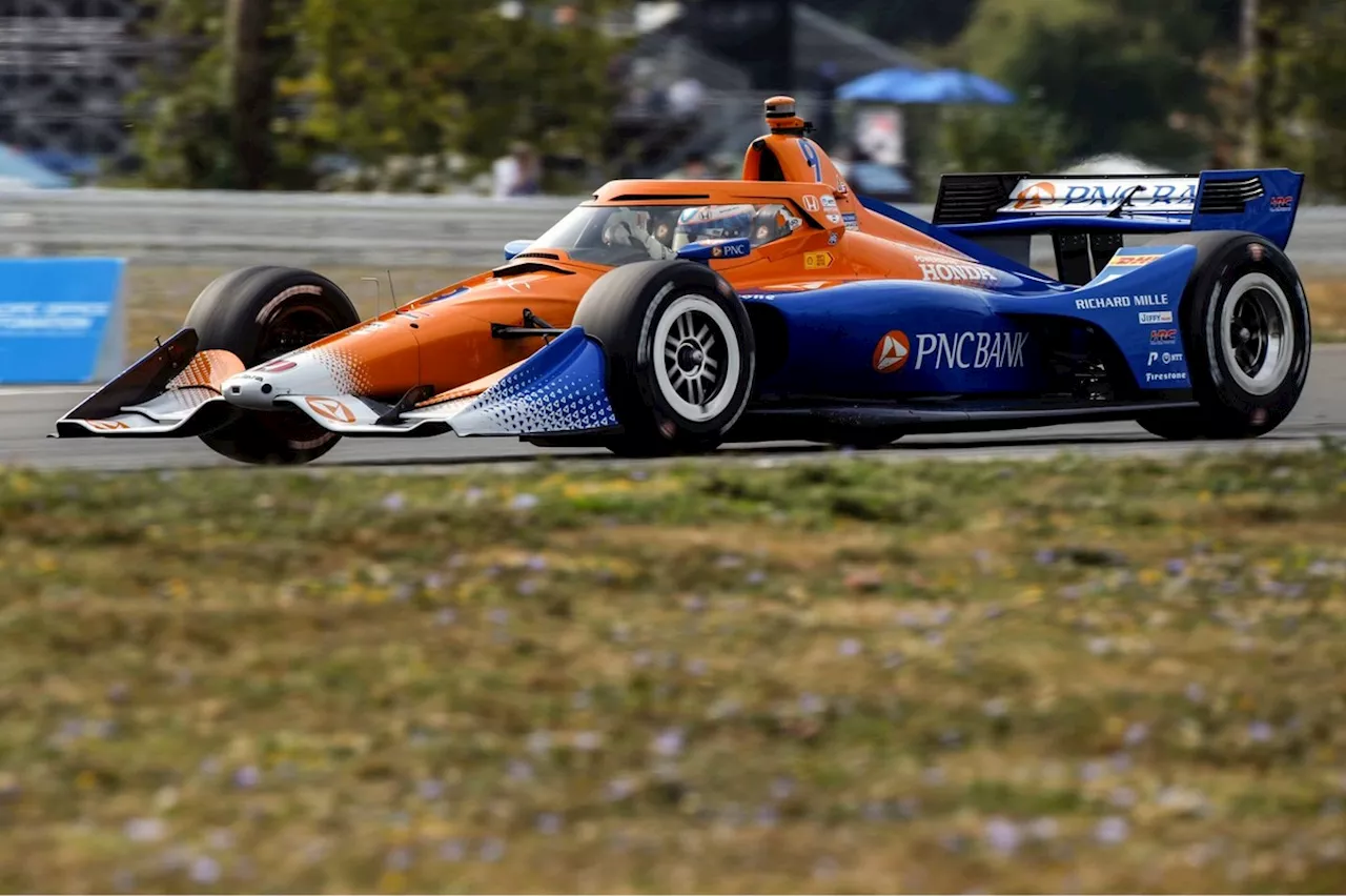 Dixon’s IndyCar title hopes fade after opening lap crash in Portland