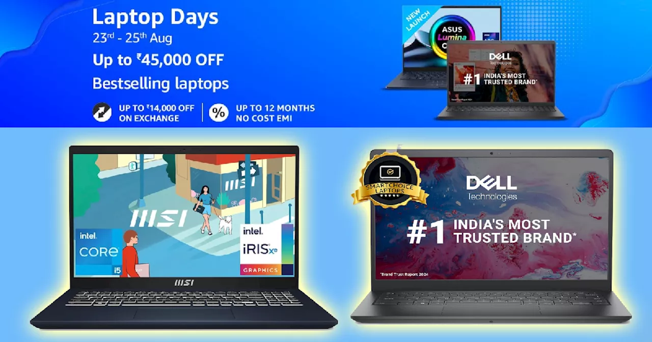 ₹50,000 से कम में मिल रहे बेस्ट सेलिंग Laptops, हैवी डिस्काउंट देकर Amazon Sale ने मचा रखा है चौतरफा तहलका