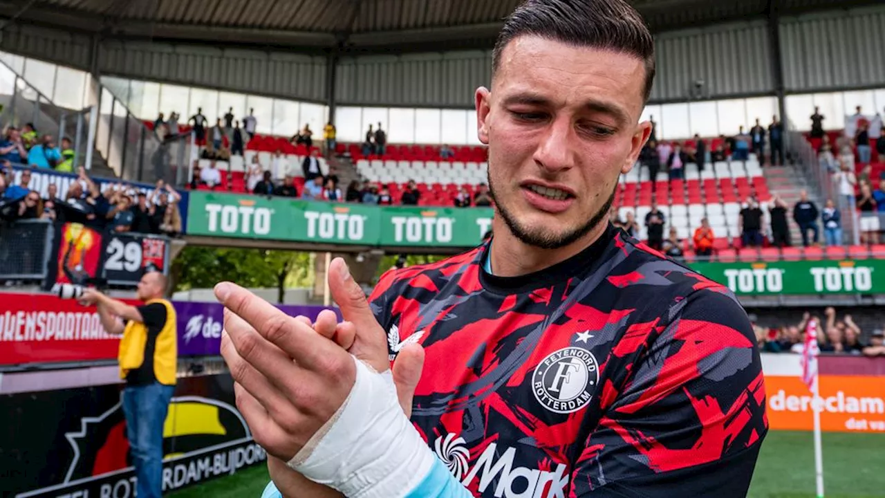 Bijlow in tranen bij afscheid van Feyenoord, dat flirt met Olij: 'Laat het op me afkomen'