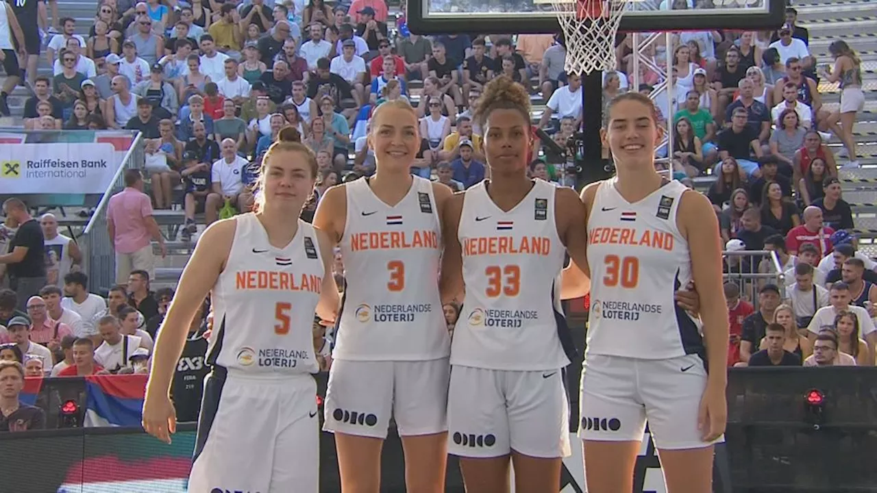 Brons voor 3x3-basketbalsters op na ruime zege op Polen, Spanje Europees kampioen