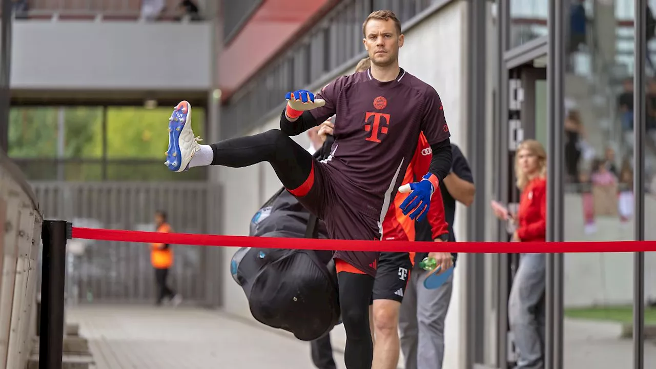 Schlechte Nachricht für Nübel?: Manuel Neuer will vom Abschied beim FC Bayern nichts wissen