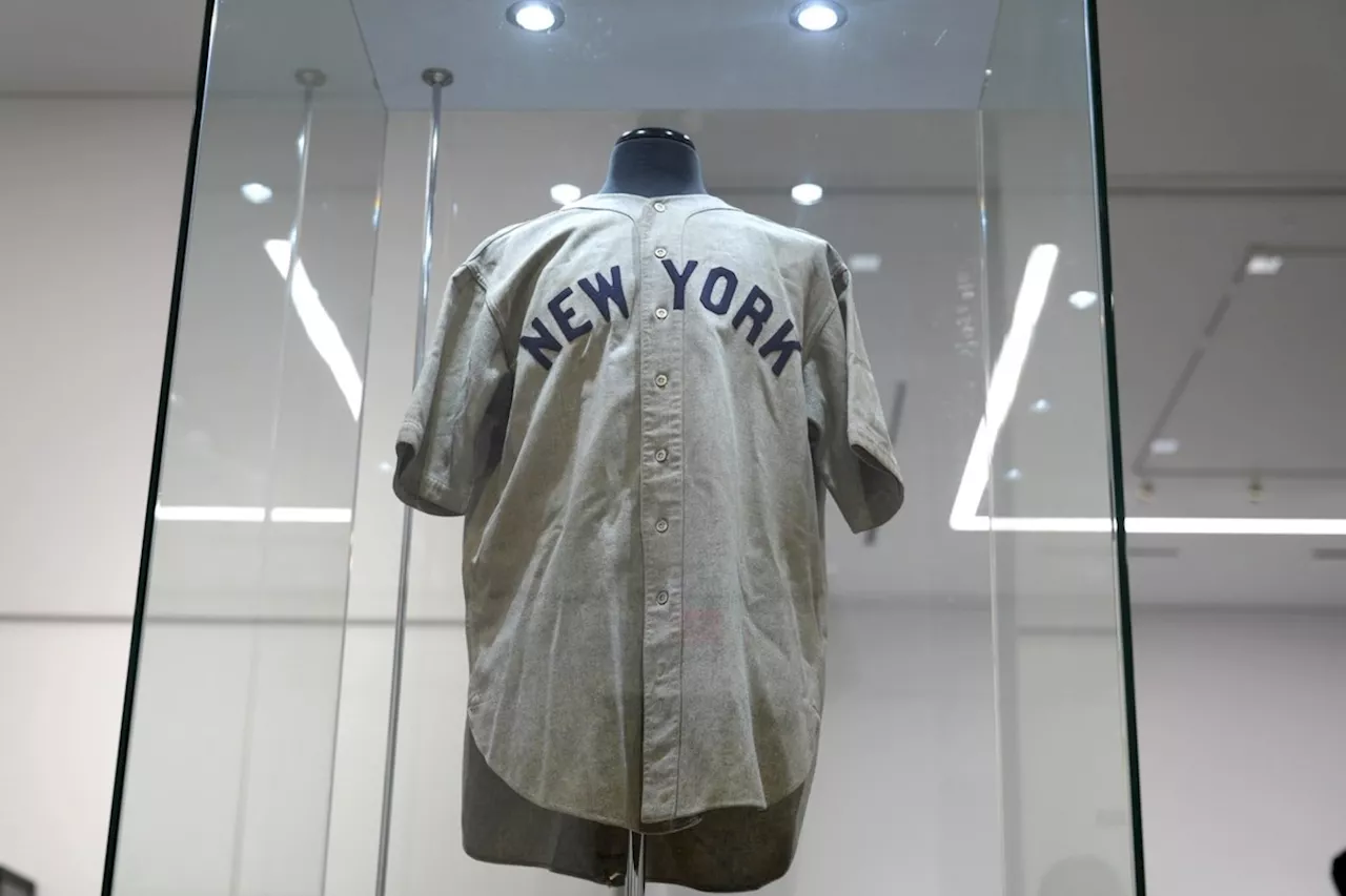 Babe Ruth's 'called shot' jersey sells at auction for over $24 million