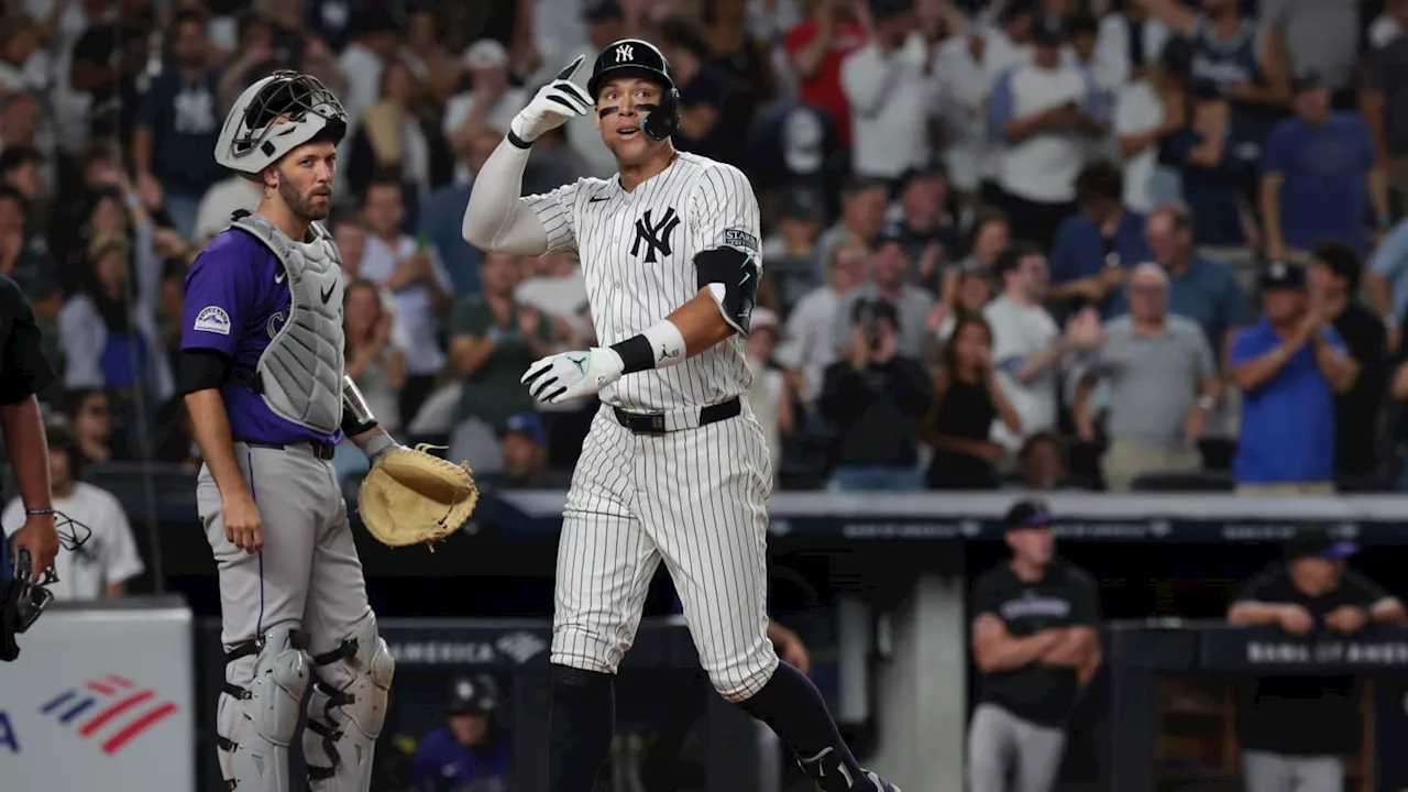 Aaron Judge Blasts 50th Home Run as Monster Season Continues