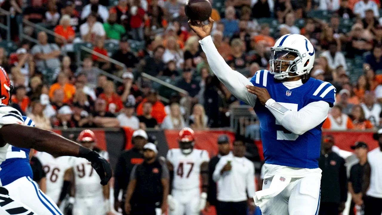 Colts QB Anthony Richardson Responds Bengals Players Critical of Him Joint Practice