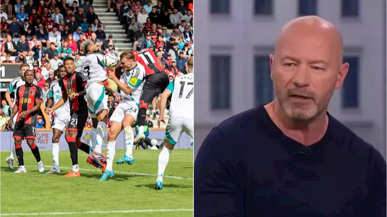 Alan Shearer makes feelings clear on Bournemouth disallowed goal vs Newcastle with telling response