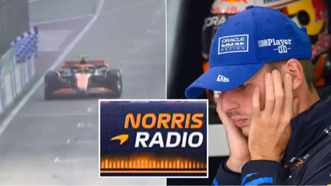 Fans think Lando Norris aimed 'dig' at Max Verstappen over team radio after winning Dutch GP