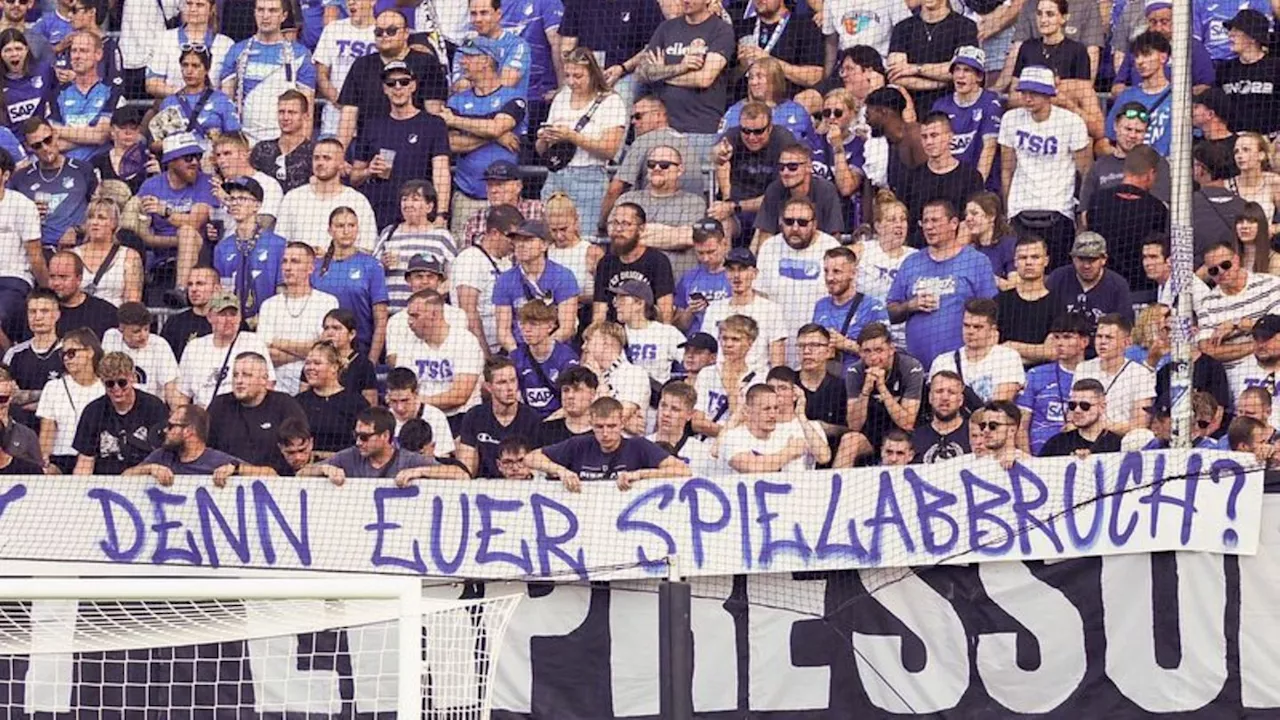 Fan-Proteste: Spieler 'respektieren' Fan-Proteste bei Hoffenheim