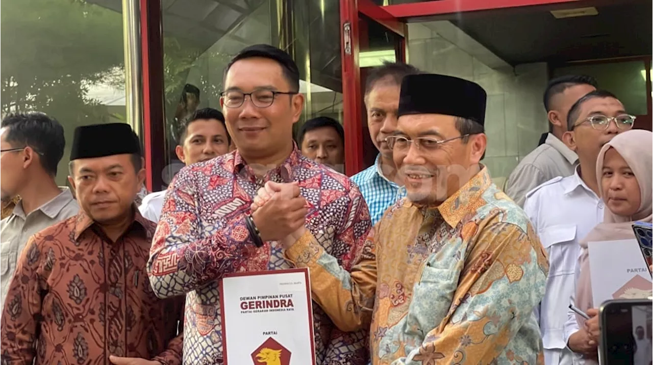 Maju Pilkada Jakarta, Ridwan Kamil-Suswono Daftar Ke KPU DKI Tanggal 28 Agustus