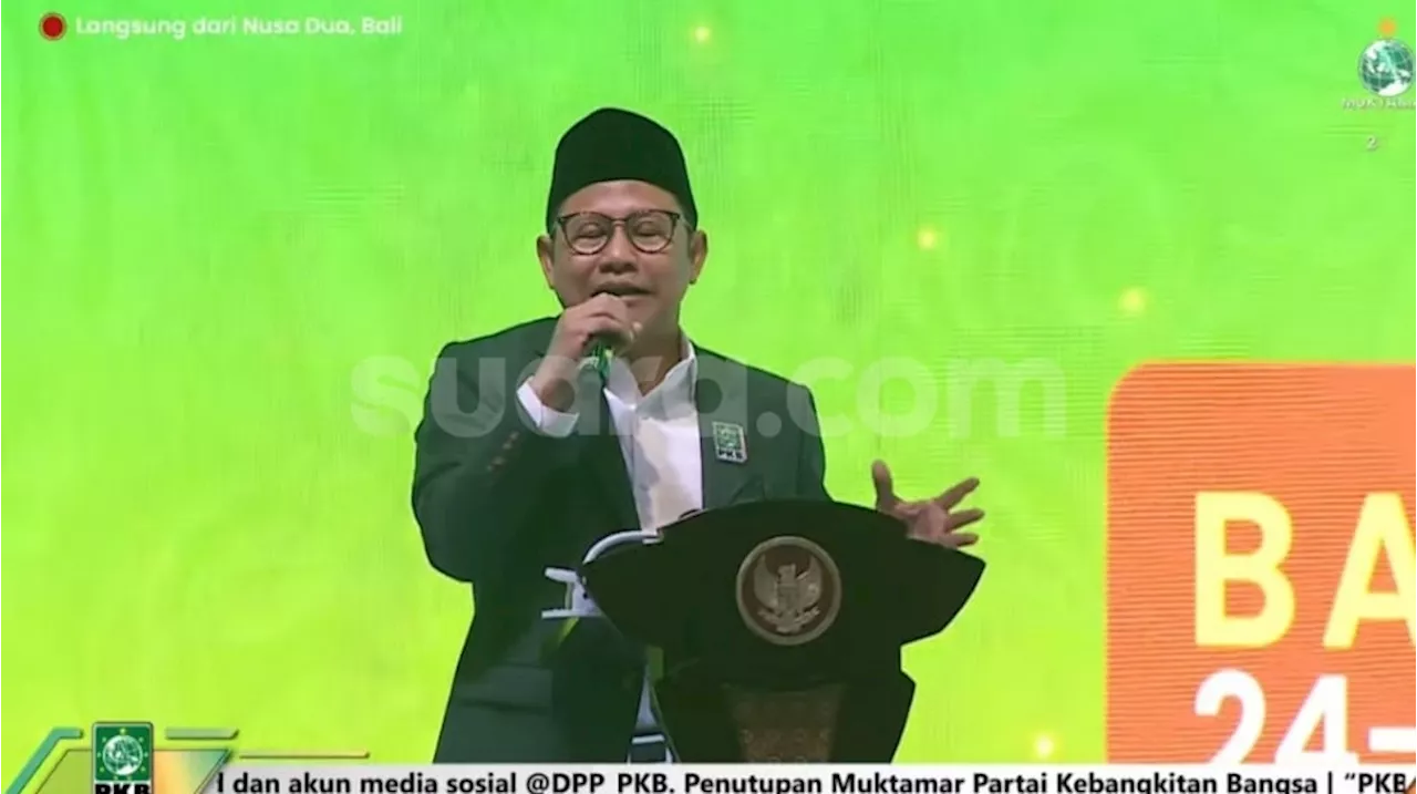 Pidato di Muktamar Bali, Cak Imin: PKB Semakin Digembosi, Semakin Kuat!