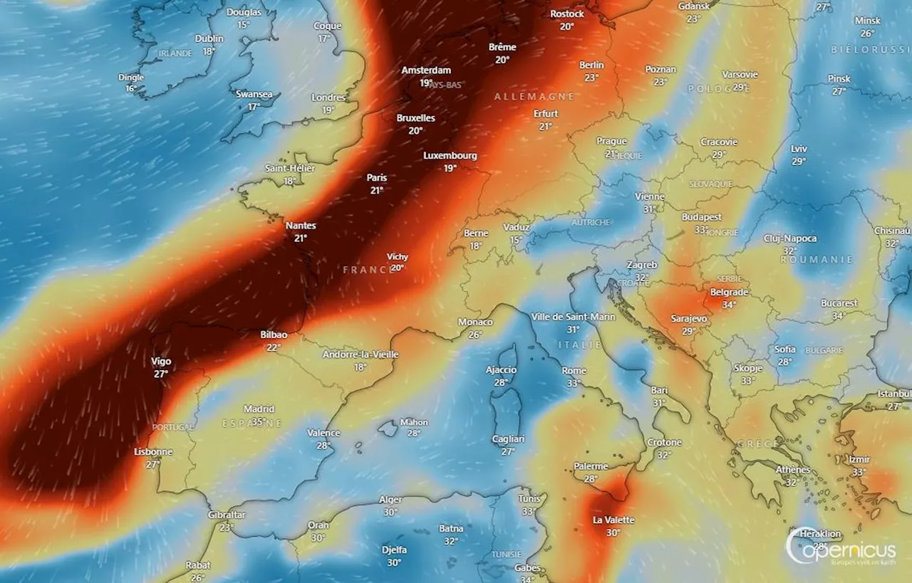 Éruption en Islande : un nuage de dioxyde de soufre survole la France jusqu’à lundi, et sur les Pyrénées jusqu’à mardi