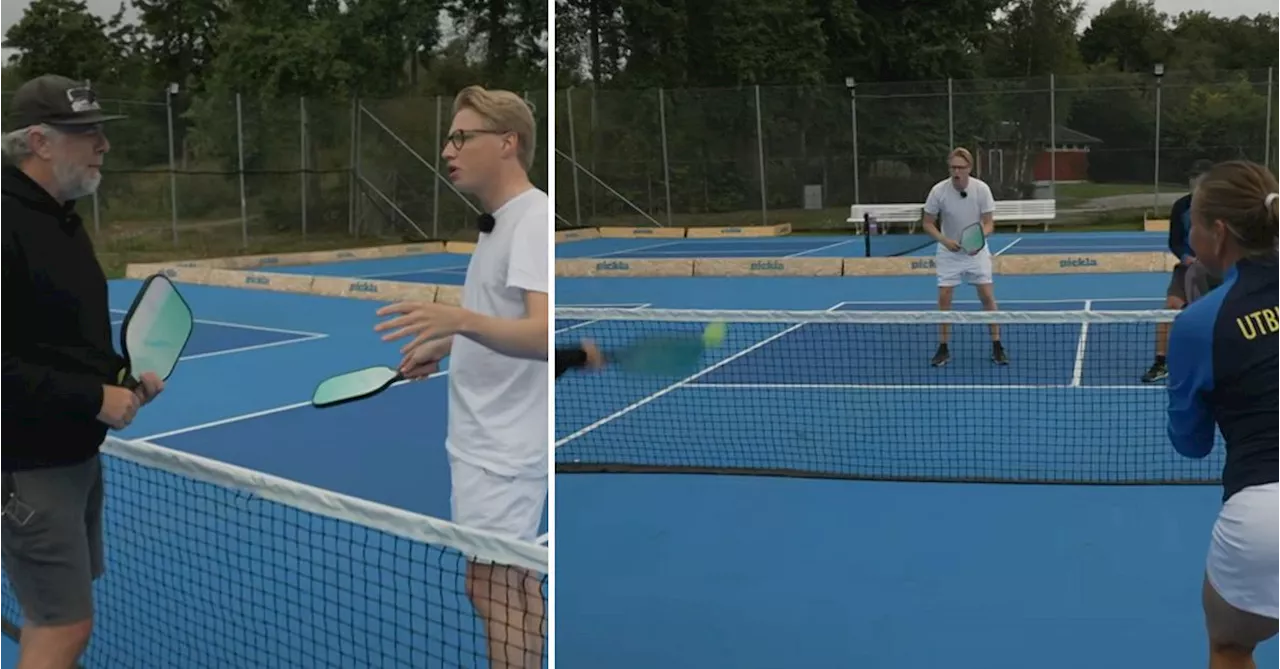 Racketsporten pickleball tar fem minuter att lära sig: ”Går inte missa bollen”