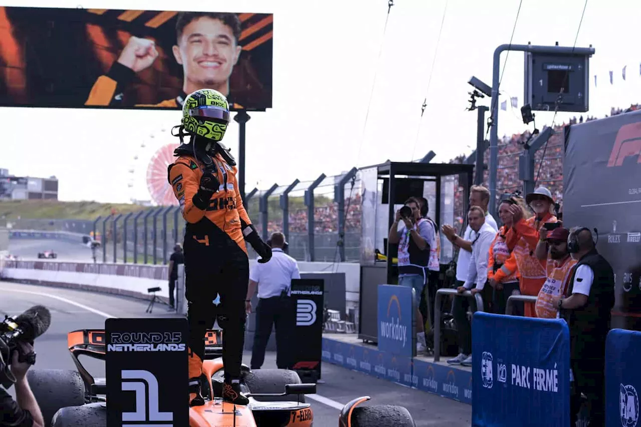 Brilliant Norris stuns Verstappen to win Dutch Grand Prix