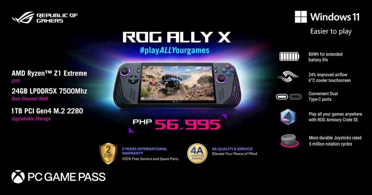 Republic of Gamers PH officially launches RoG Ally X