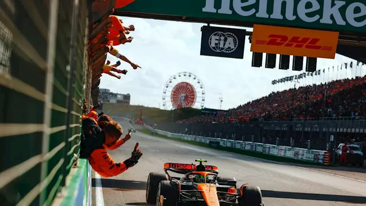 Checo Pérez finaliza sexto en Gran Premio de Países Bajos que gana Lando Norris