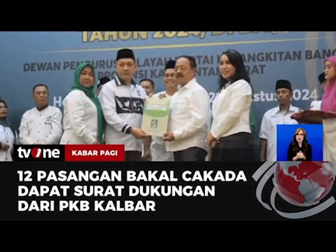 PKB Kalbar Berikan Dukungan kepada 12 Pasangan Calon Kepala Daerah