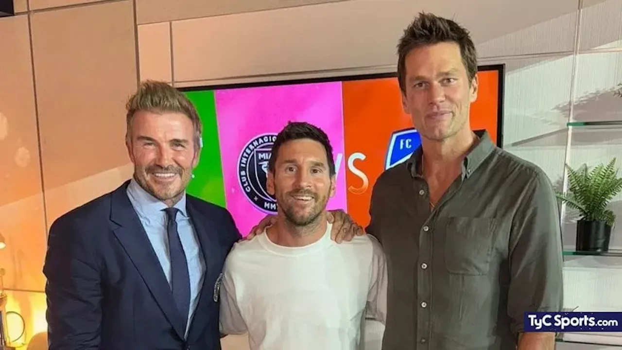 Cumbre de leyendas: Messi y Brady, reunidos por Beckham en Miami