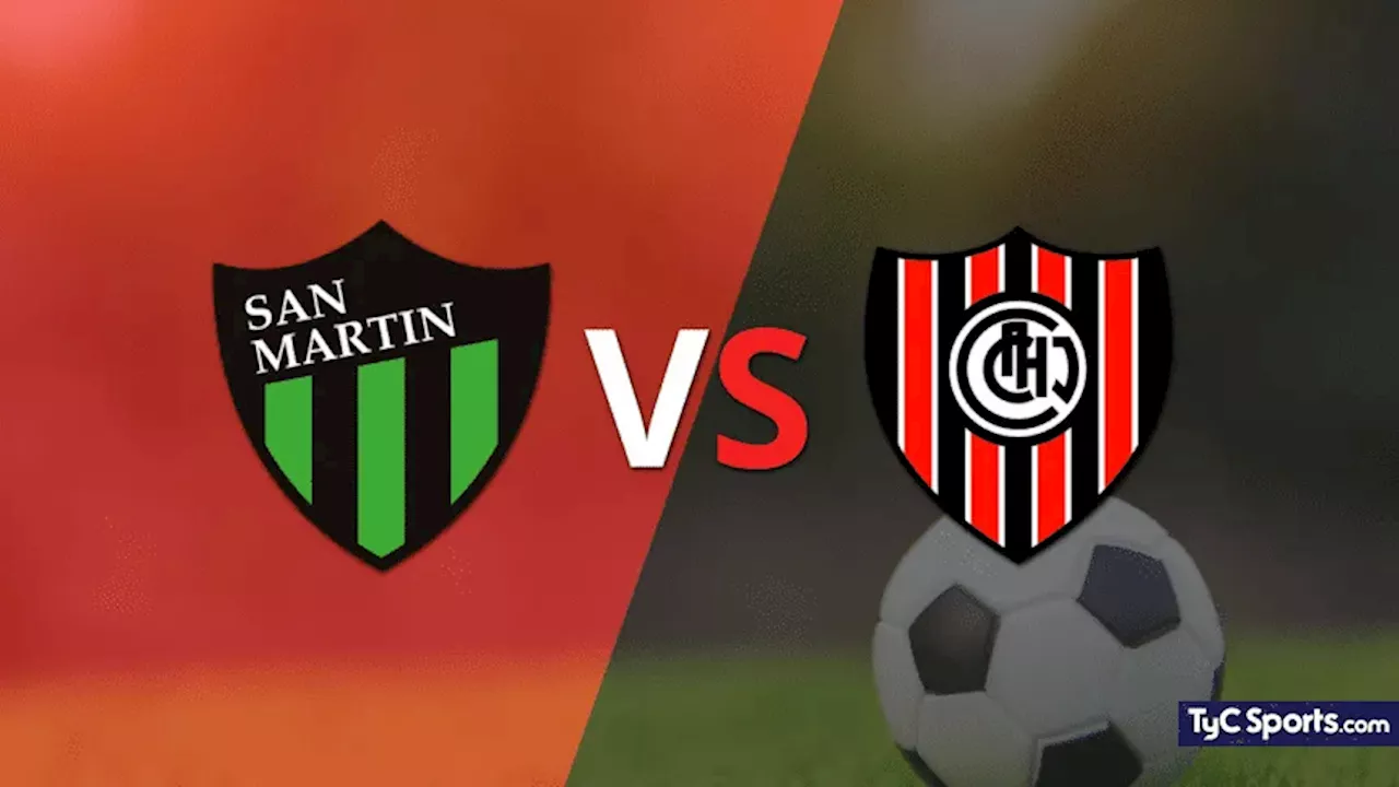 San Martín (SJ) vs. Chacarita en vivo: cómo verlo, horario y TV