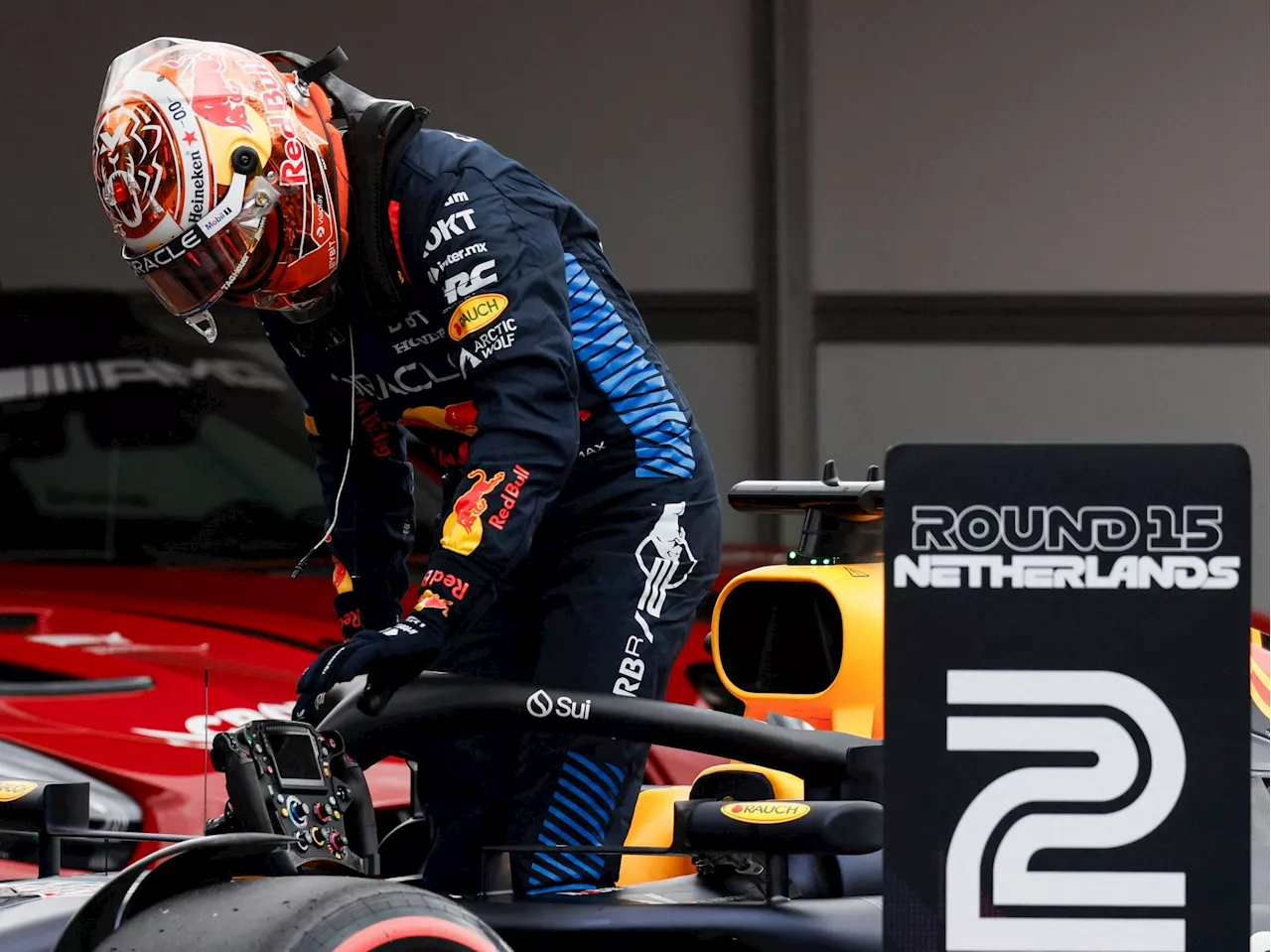 Verstappen in seinem 200. Grand Prix als Verfolger