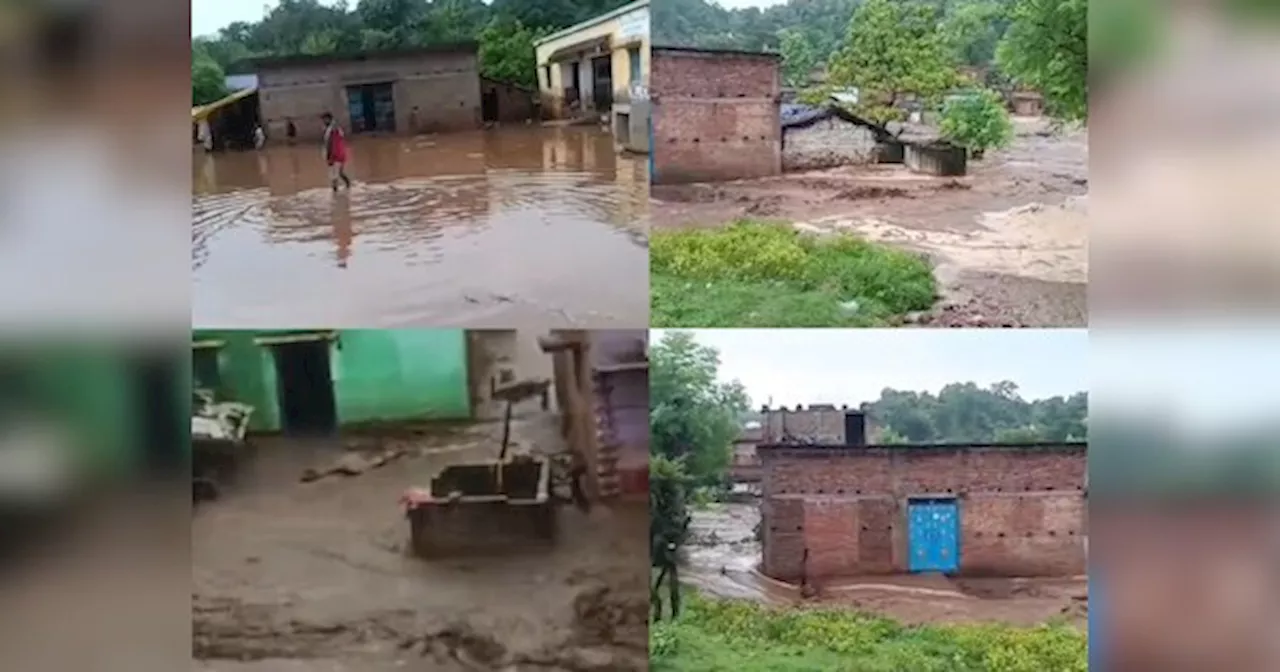 Koderma Flood News: कोडरमा में वन विभाग के द्वारा बनाए गए चेक डैम के टूटने से बाढ़ का कहर, जनजीवन अस्त व्यस्त