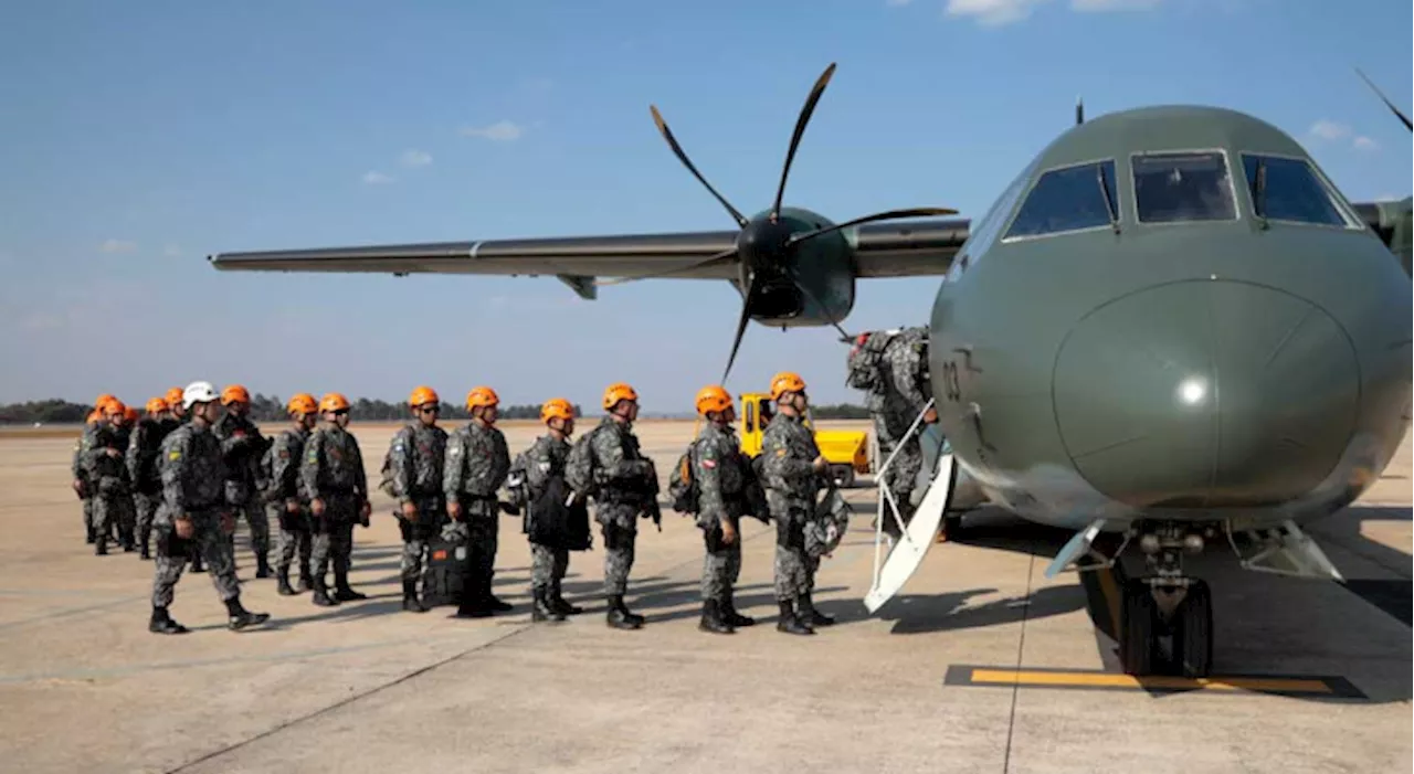 Military planes deployed by Brazil to battle southeast wildfires