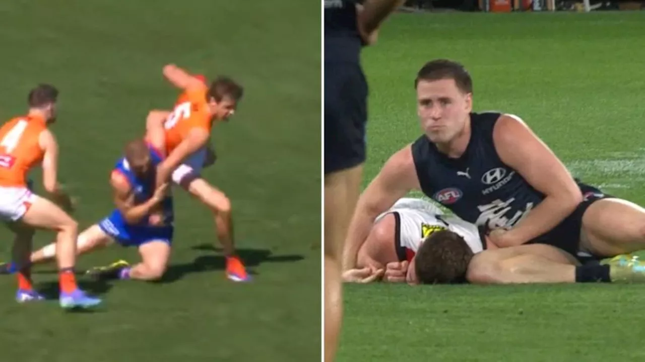 Carlton forward Matt Owies cops ban for dangerous tackle, Liam Jones escapes with a fine