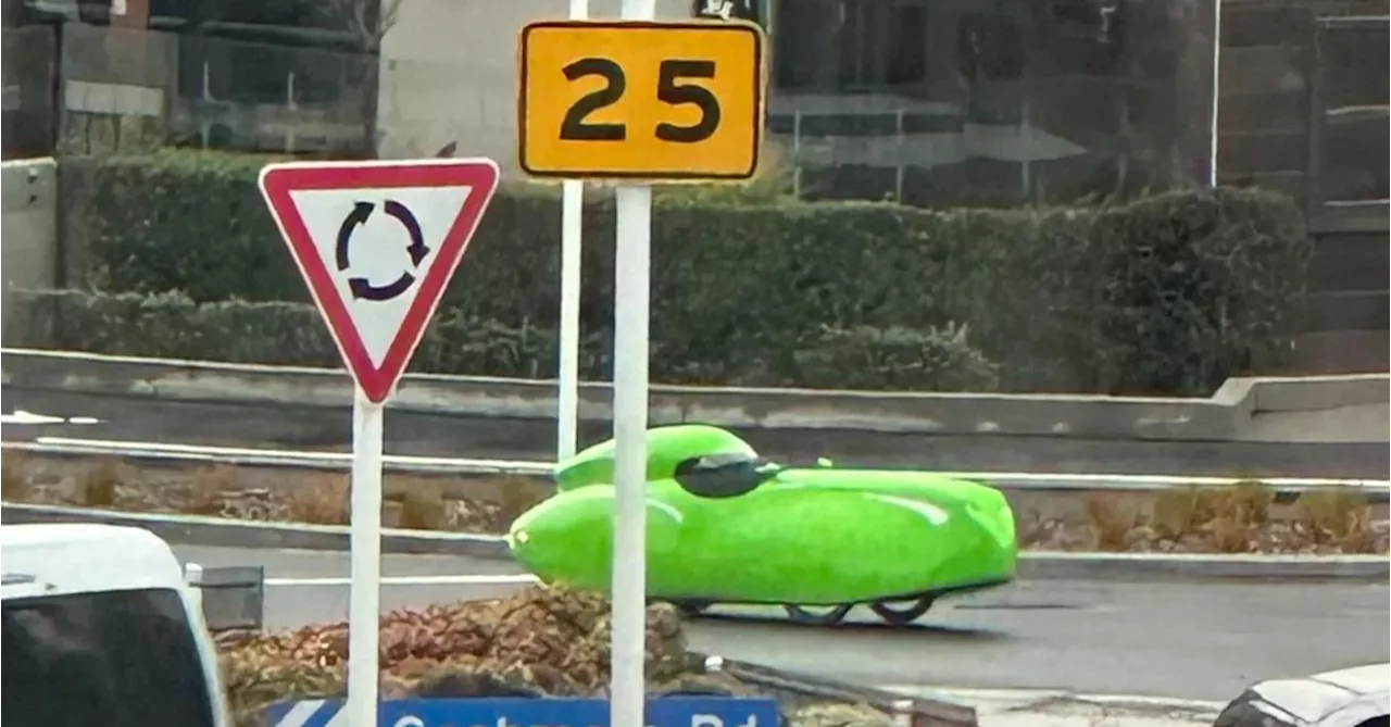 New Zealand city's weird green vehicle has now been identified