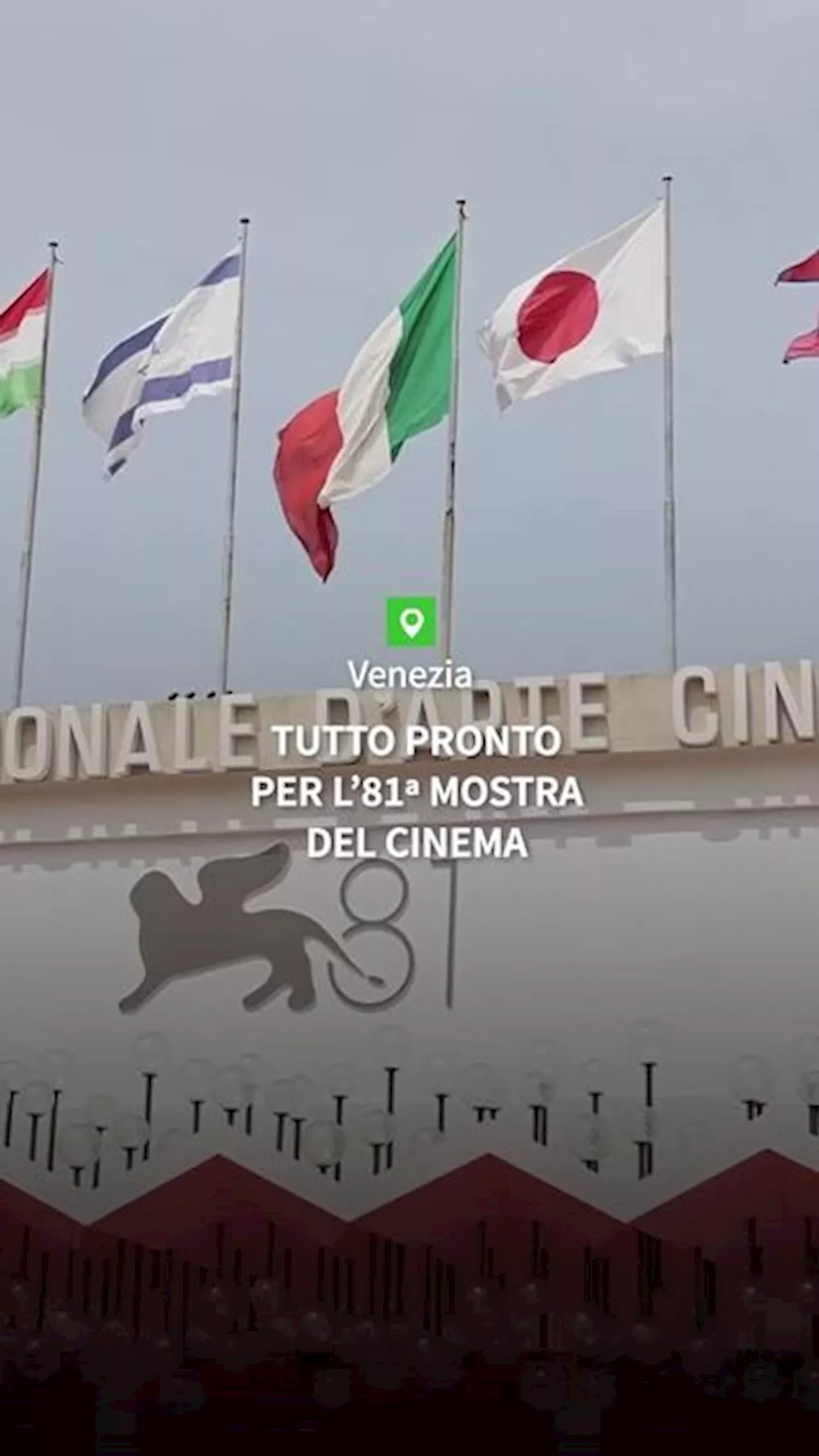 Tutto pronto per l'81esima Mostra del Cinema di Venezia