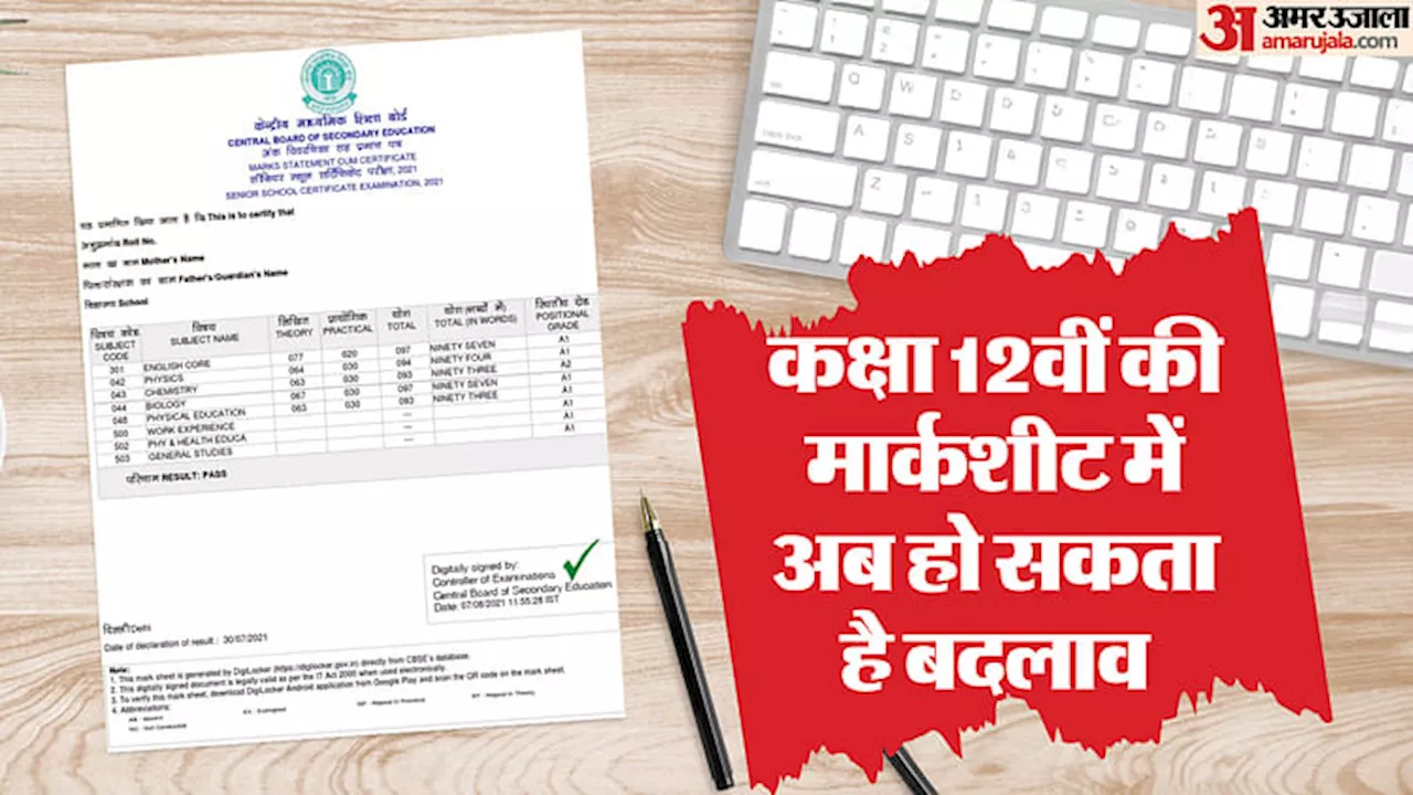 NCERT: कक्षा 12वीं की फाइनल मार्कशीट में हो सकता है ये बदलाव, देखें एनसीईआरटी की ये रिपोर्ट