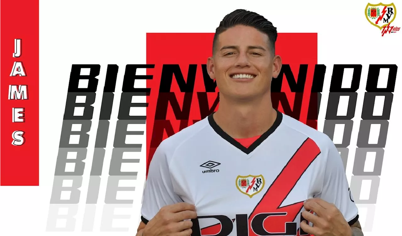 Rayo Vallecano aplazó la presentación de James Rodríguez ¿Por qué?