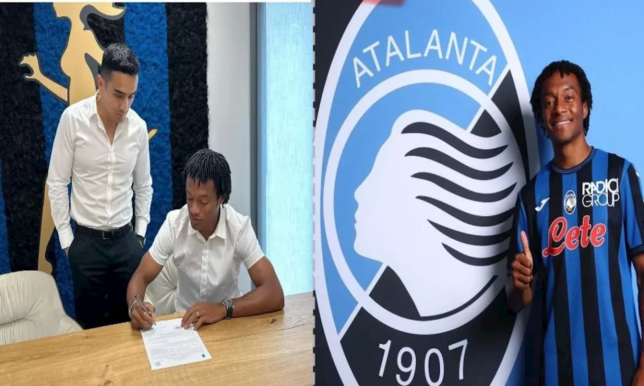 Juan Guillermo Cuadrado ya firmó con el Atalanta: con esta particular frase lo presentó