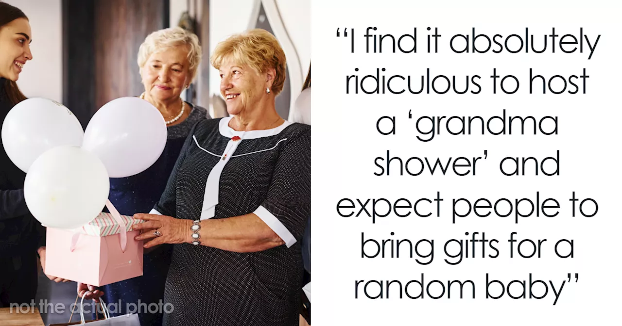 Woman Doesn’t See The Point In Participating In Coworker’s “Grandma Shower”, Feels Pressured To