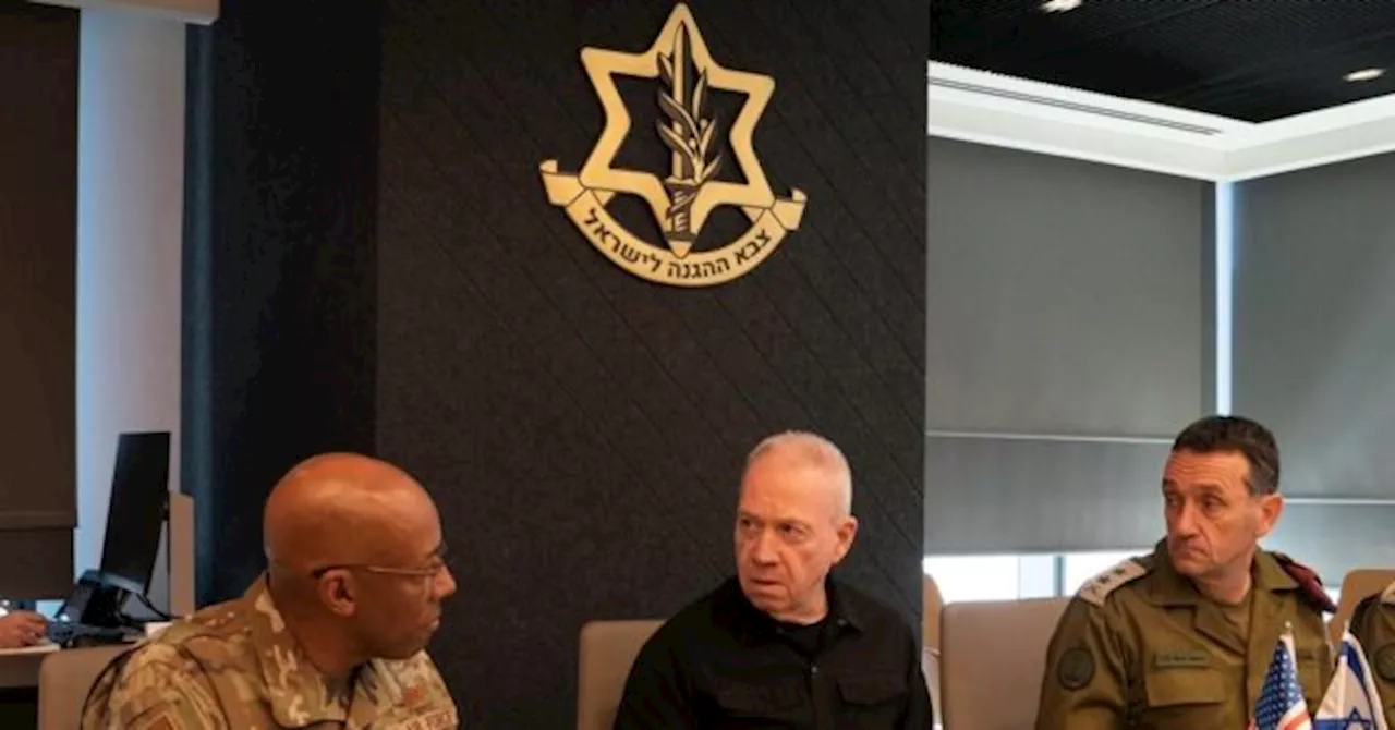 U.S. Joint Chiefs Chairman Meets Israeli Defense Minister, IDF Chief of Staff