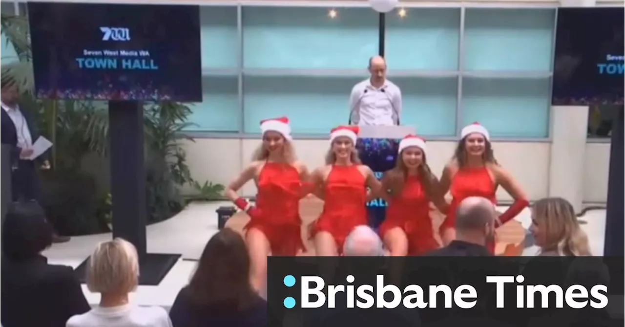 ‘Like the ’80s’: Seven’s ‘sexy Santa’ dancers leave staff scratching their heads