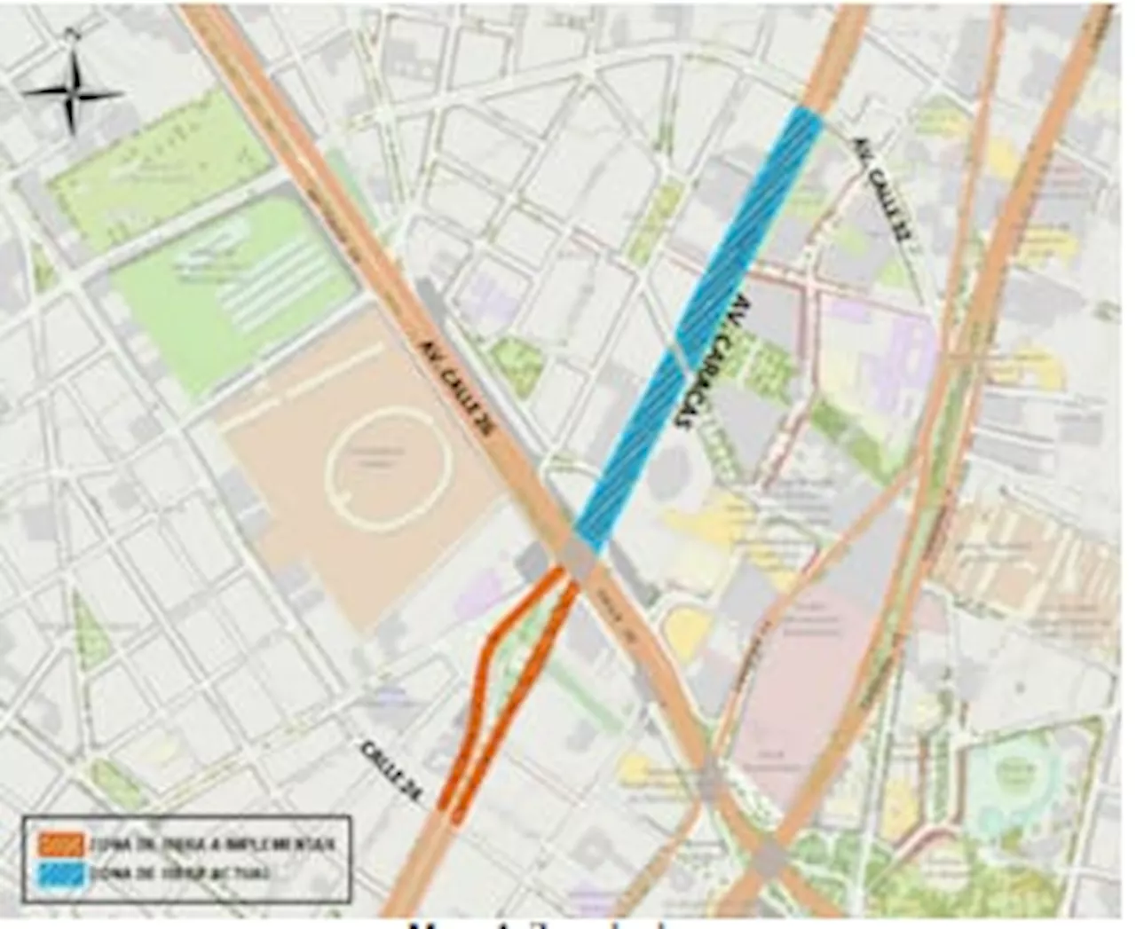 Bogotá: Nuevos cierres en la Avenida Caracas por la construcción de la línea del metro