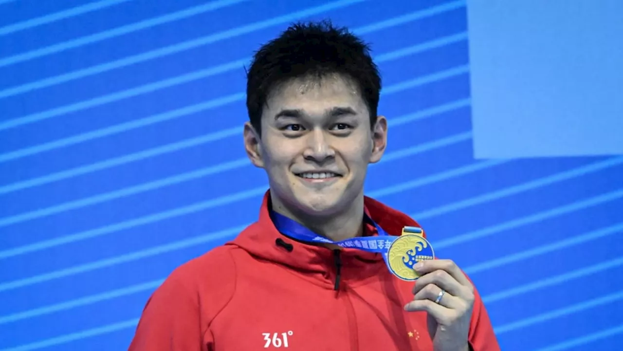 Chinese Olympic champion Sun Yang wins in first race after 4-year doping ban