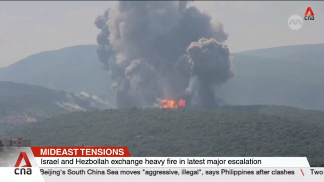 Israel and Hezbollah exchange heavy fire as escalation fears grow