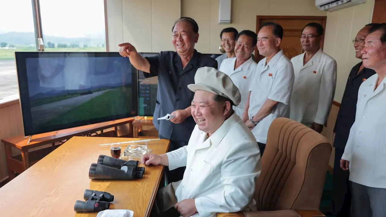 North Korea's Kim Jong Un oversees tests of 'suicide drones'