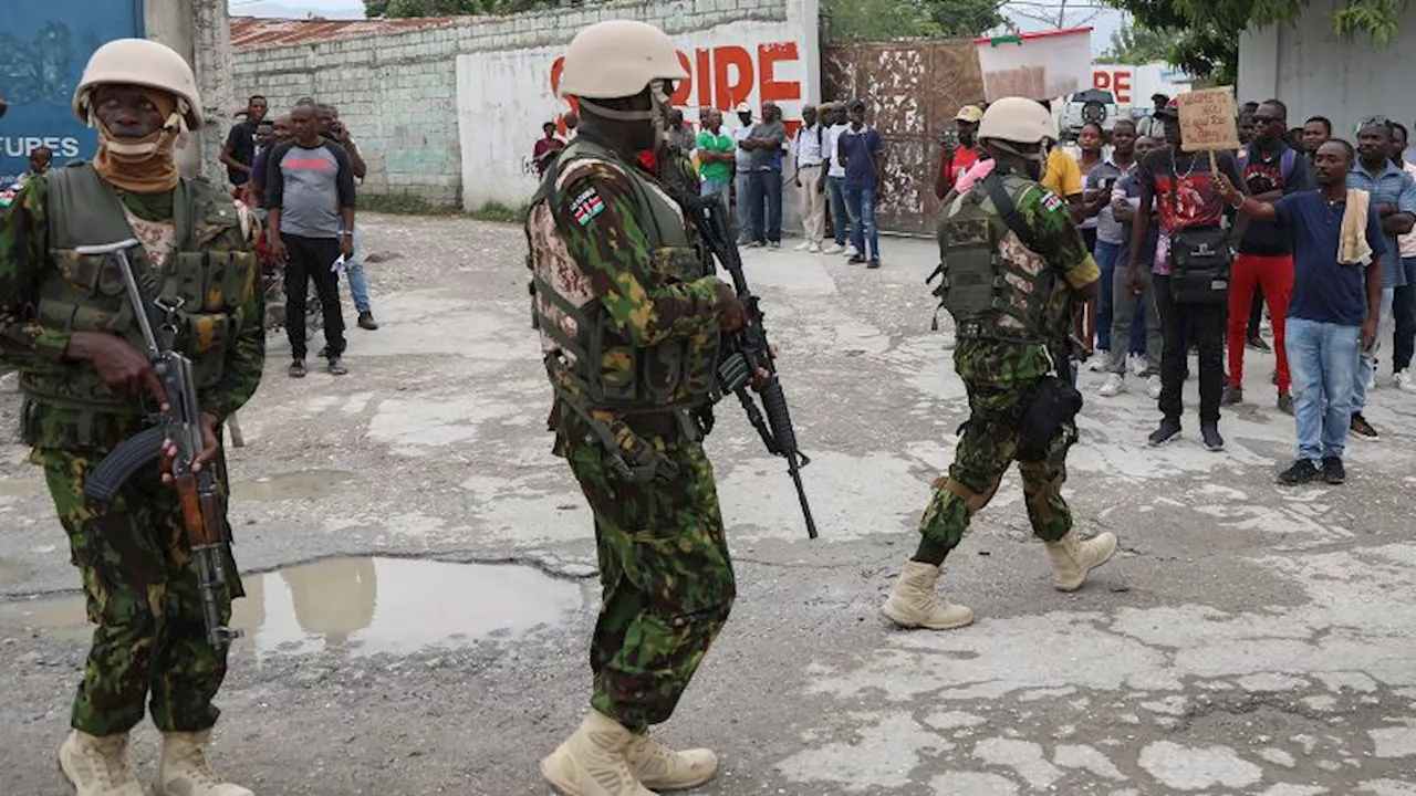 Kenyan police deployed to Haiti haven’t received full promised salary in two months