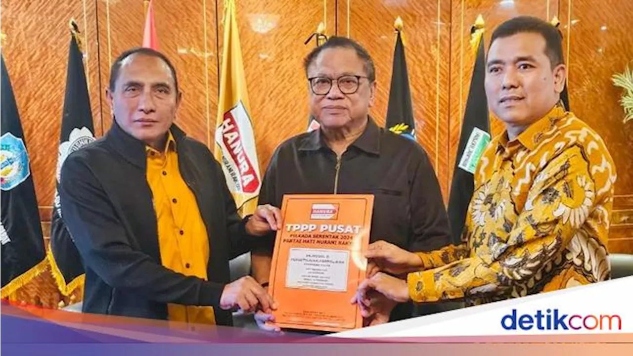 Edy-Hasan Resmi Didukung Hanura Maju Pilgub Sumut 2024